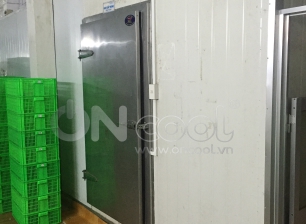 Thiết kế lắp đặt kho lạnh bảo quản nông sản tại chợ nông sản Hóc Môn